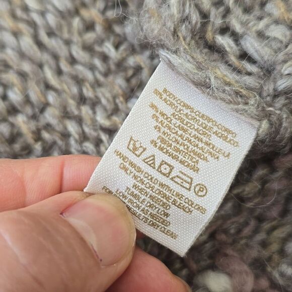 Free People Sweater Kimono Wrap Luxe Knit Long Cardigan Short Sleeve Sz XS - Picture 9 of 10